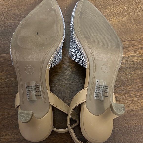 A New Day Women's Sparkling Silver Flats - Picture 4 of 4